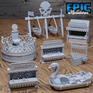 Décor fontaine pierre Tavern and Carnival Warhammer Age of Sigmar 9th