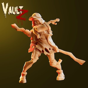 Korean Girl Survivor | 30mm 32mm | Survivor Miniature | Zombicide | Vaultz