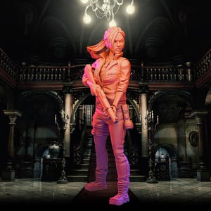 Claire | Survivor Miniature | Resident Evil Fan Art | 30mm 32mm | Vaultz