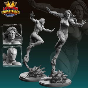 Iron Potts | 30mm 32mm | Crisis Protocol | Marvel | Superhero Miniature | Legion Miniatures