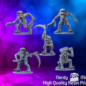 Mad Cappers | 30mm 32mm | DnD 5e | Fateless Collection | Maze of Madness | Mammoth Factory