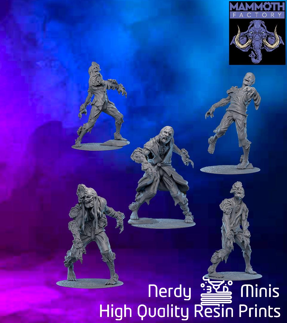 Spore Shamblers | 30mm 32mm | Dnd 5e | Fateless Collection | Curse