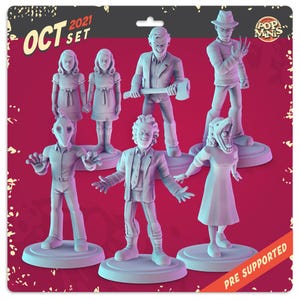 Halloween Set Part 1 - Fan Art | 30mm 32mm | Pop Minis