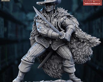 Highland Teacher | 32mm 40mm | VHS Miniature | STL Miniatures | DnD Minis