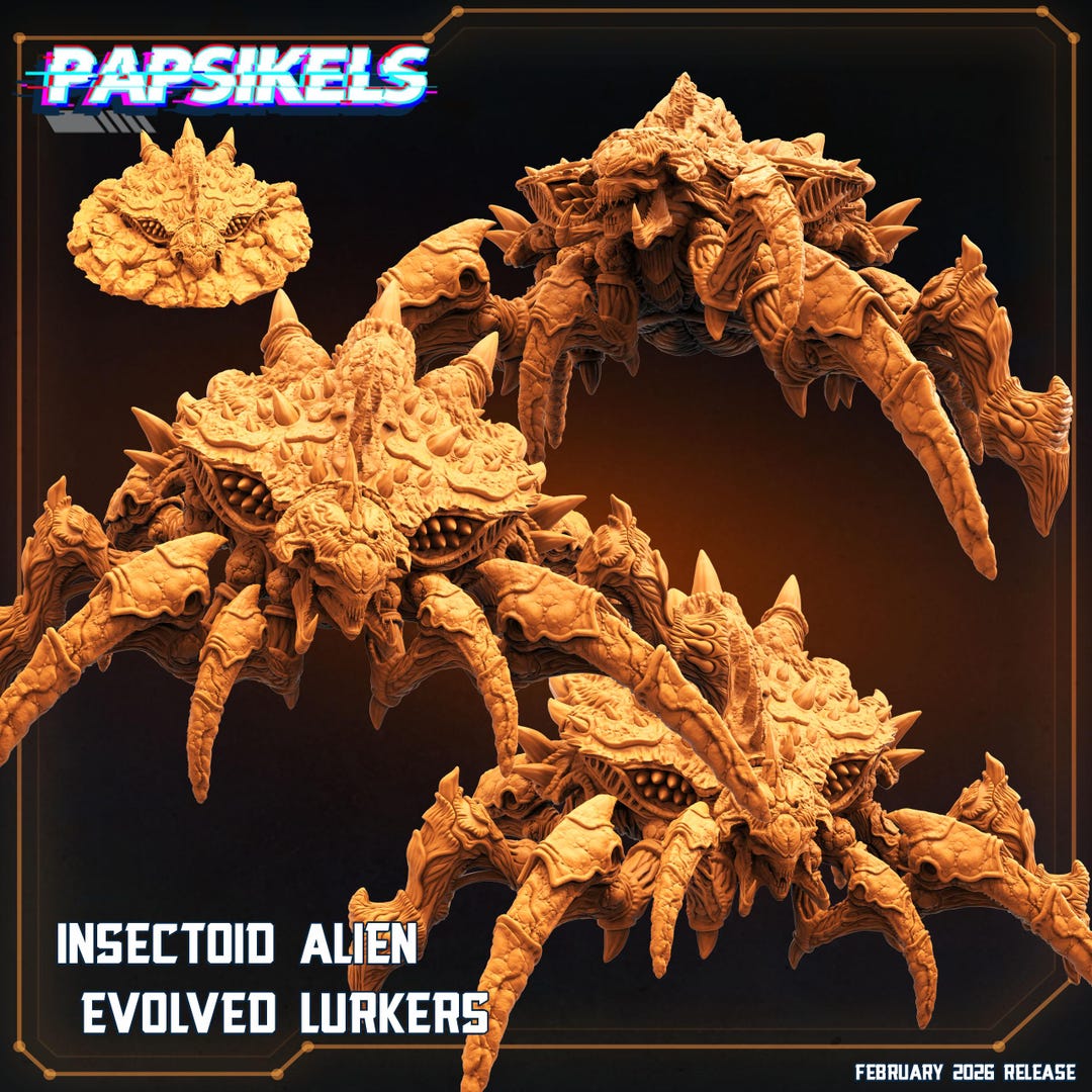 Insectoid Alien Lurkers | 30mm 32mm | Aliens Vs. Humans