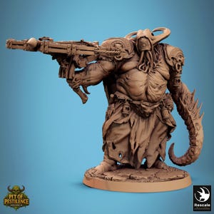 Pestilence Brute Shoot | 30mm 32mm | DnD Minis | Large Miniature | Pit of Pestilence vol. II | Rescale Miniatures