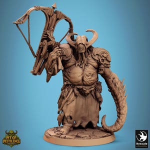Pestilence Brute Reload | 30mm 32mm | DnD Minis | Large Miniature | Pit of Pestilence vol. II | Rescale Miniatures
