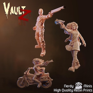 Survivor Movie Pack #1 | 30mm 32mm | Survivor Miniature | Walking Dead | Zombicide | Vaultz
