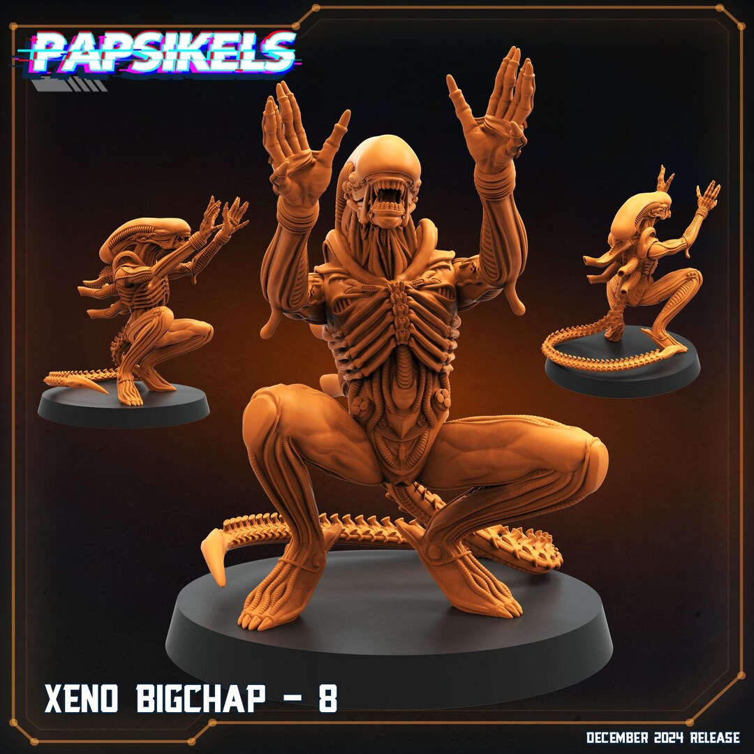 Xeno Bigchap | 30mm 32mm | Aliens Vs. Humans | Xenomorph | Colonial ...