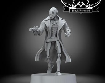 Eisen Sentinel Einheit DM5 | 30mm 32mm | Sci Fi Miniaturen | Bruchstelle | Schwarz Reststück