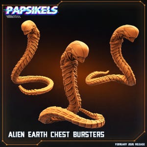 AE Slither Worms | 30 mm 32 mm | Aliens vs. Humans | Starcraft | Papsikel | Miniatyrer