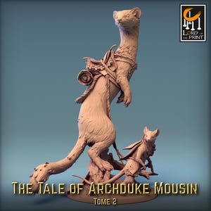 Weasel Standing | 30mm 32mm | Tale of the Archduke of Mousin Vol. 2 | | DnD Minis | Rescale Miniatures