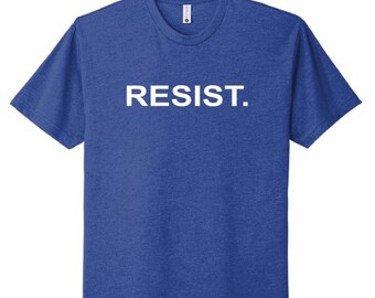 RESIST Shirt, Resistance Political or Protest Tee, Community is Resistance, Resist Political V-Neck, Anti Trump tee