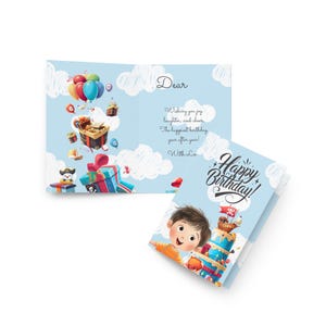 Niedliche Geburtstagskarte mit Motiv – Treasure Adventure I Universal Age