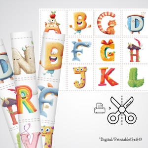 Cartões de Associação A-Z – Imprimíveis divertidos e educativos!