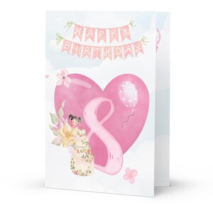 Personalisierte Karte - 8.Geburtstag