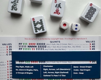 Lector de líneas de Mahjong con reglas