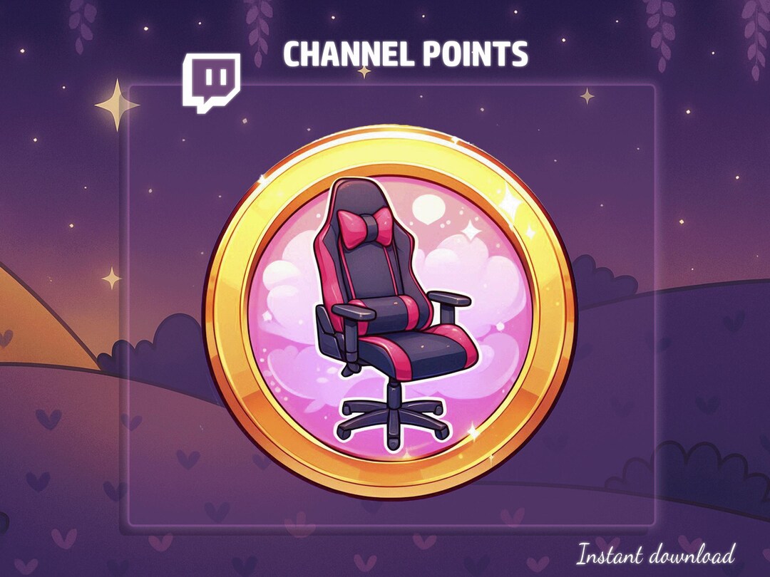 Gamer Chair Channel Point Icons – Interactive and Stylish Streamer ...