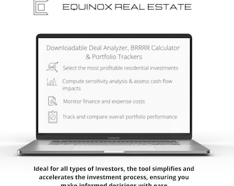 All in One - Real Estate Deal Analyzer - Multi Family & Single Family Investments, BRRR Deals, Portfolio Tracker