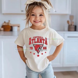 Atlanta Football Toddler T-Shirt, Atlanta Vintage Football Shirt, Atlanta Football Crewneck, Atlanta Game Day Fan Gifts