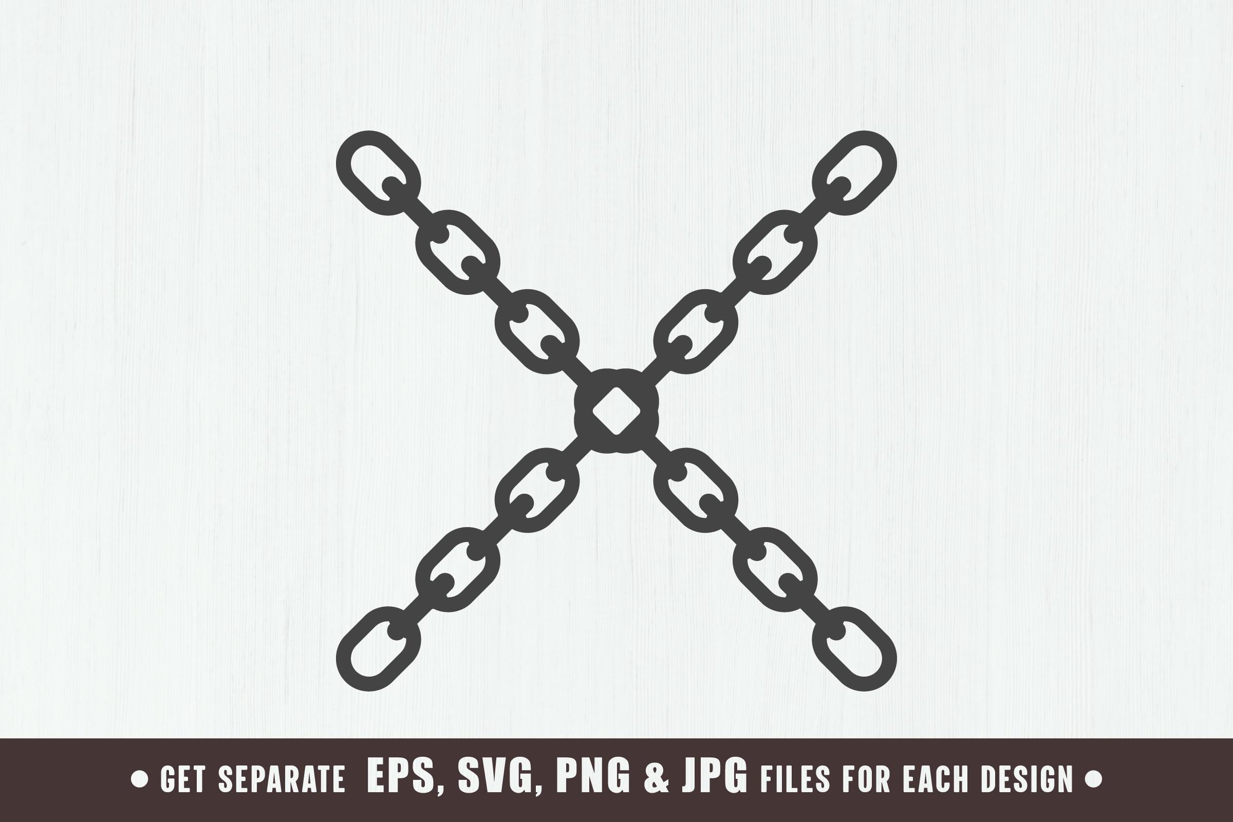 Chain SVG, Chain Silhouette, Chain Vector Clipart, Metal Chain ...