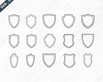 Schildomtrekset, badgepictogram (digitale download)