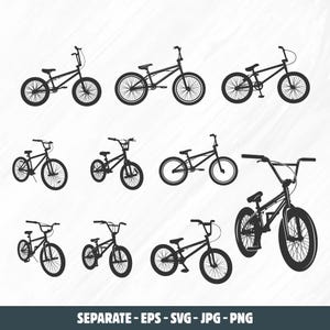 Bmx bicycle SVG, Bmx bike SVG, Bmx bicycle silhouette, Bmx silhouette, Bicycle silhouette, Bicycle svg, Bmx bike clipart, Bmx bicycle vector