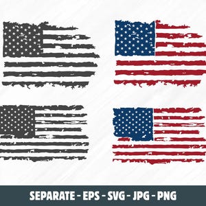 Distressed American flag Svg, Distressed American flag silhouette, Distressed American flag vector, Distressed flag Svg, American flag Svg.