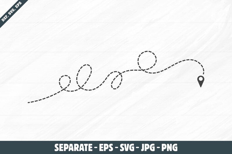 Dotted Heart Line SVG: Long Distance Love Vector (digital Download) - Etsy