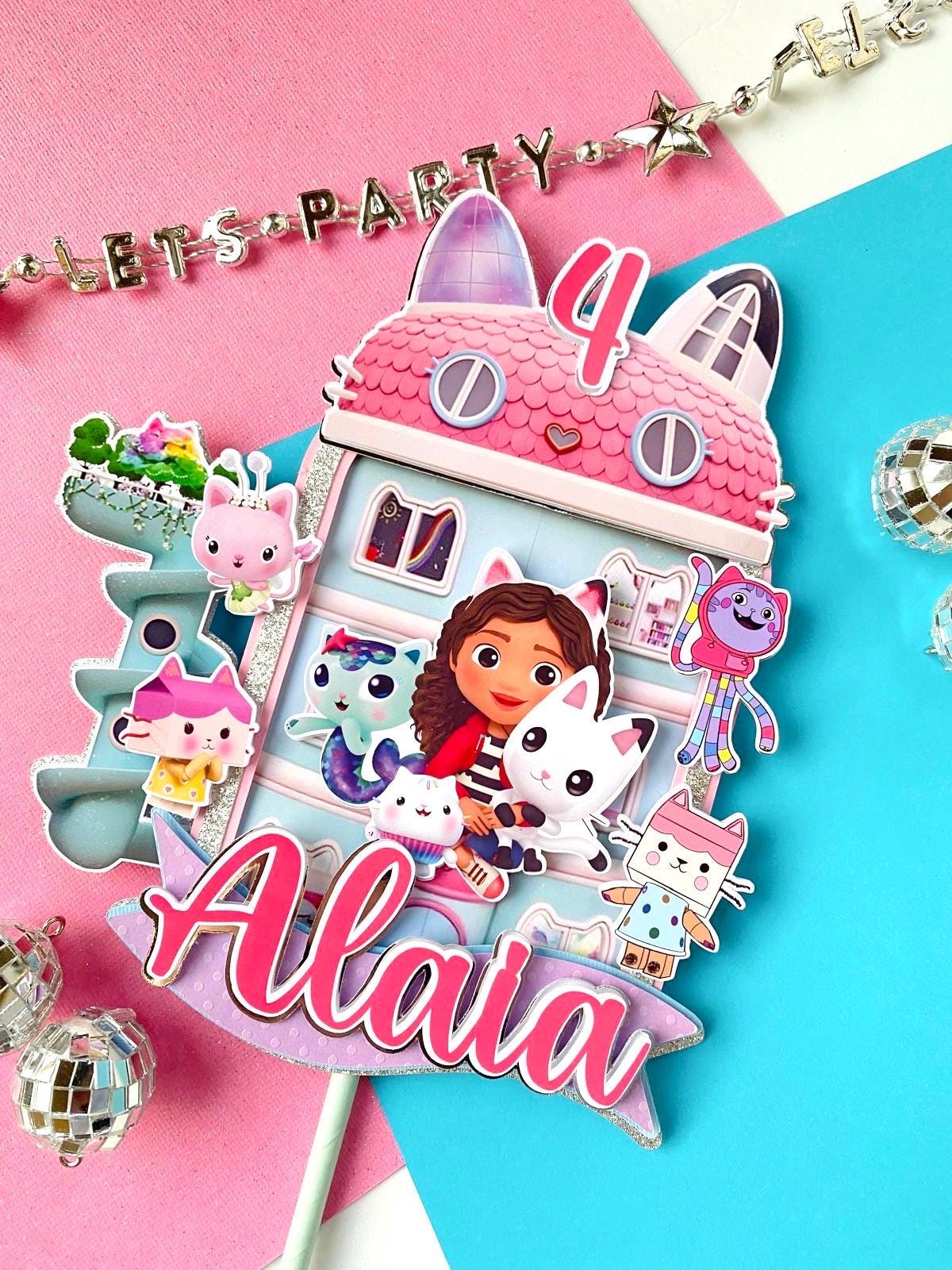Gabby Dollhouse Cake Topper / Gabby Dollhouse Cake Topper / Gabby Dollhouse Party Decorations / Gabby Dollhouse Birthday Party