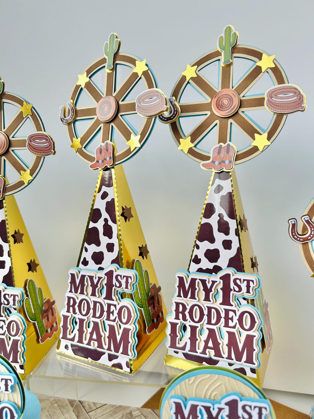 Rodeo Party Favor Box / Rodeo Birthday Decorations / Cowboy Birthday ...