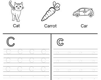 I Can Trace Letters – Alphabet Tracing Worksheets | Fine Motor, Handwriting & Letter Recognition Practice