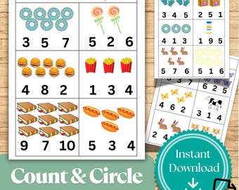 計算ワークシート：幼稚園～小学校低学年向け算数プリント（PDFダウンロード、5ページ）