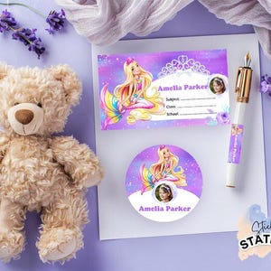 Back to School Label Custom School Labels for Girls School Supplies ...