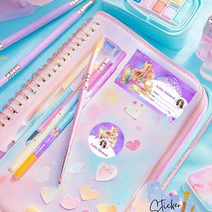 Back to School Label Custom School Labels for Girls School Supplies ...