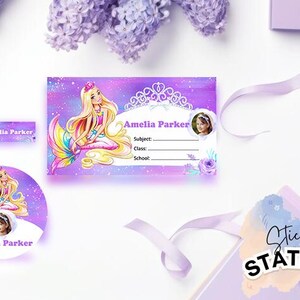 Back to School Label Custom School Labels for Girls School Supplies ...