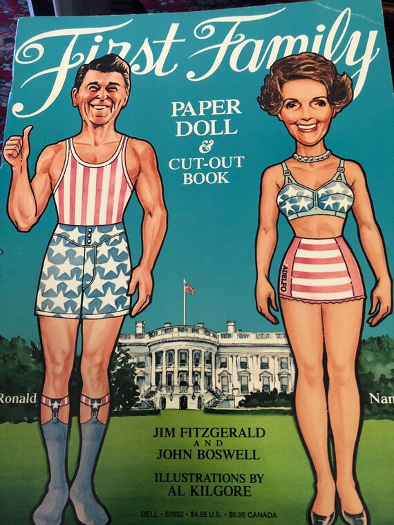 ronald reagan paper dolls