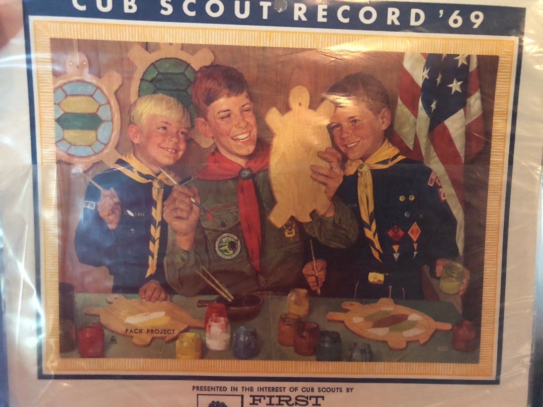 1969 Boy Scouts Calendar Christmas Tuscaloosa Alabama Etsy