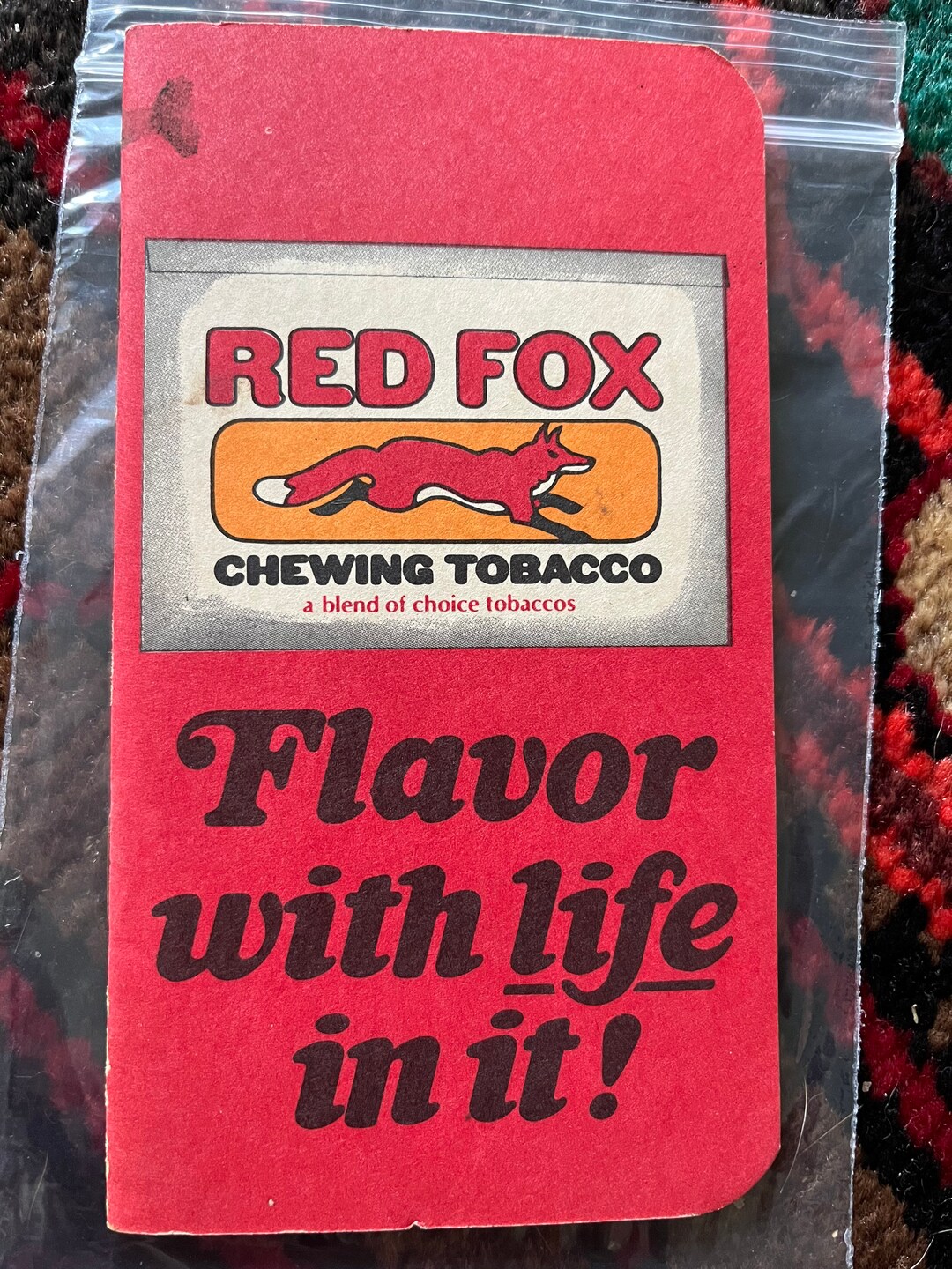 Vintage Red Fox Chewing Tobacco Notepad Premium - Etsy