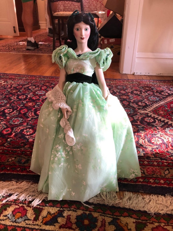 Scarlett Ohara Twelve Oaks Gone With the Wind Franklin Mint Doll