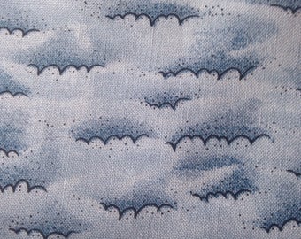 Clouds Ocean Waves Cotton Quilting Fabric