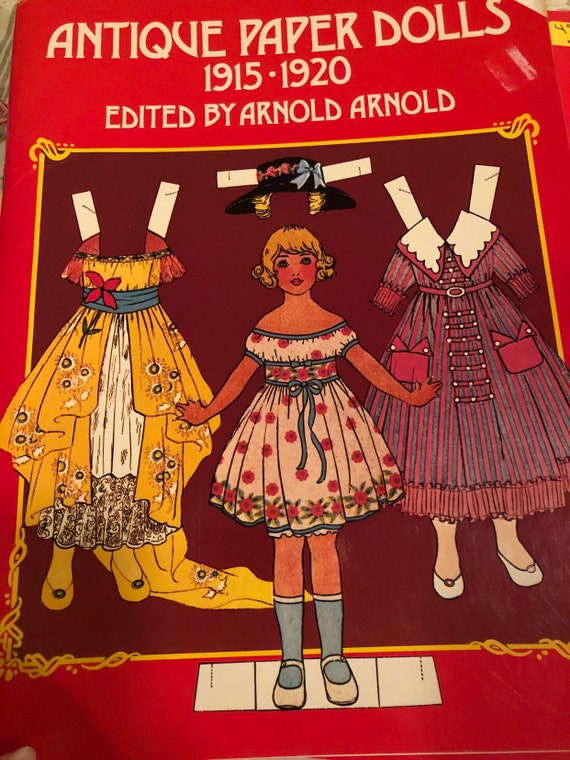 vintage paper dolls value