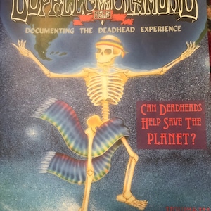 Cartas de lista de conjuntos de revistas Deadhead da Grateful Dead vintage Dupree's Diamond News Relix