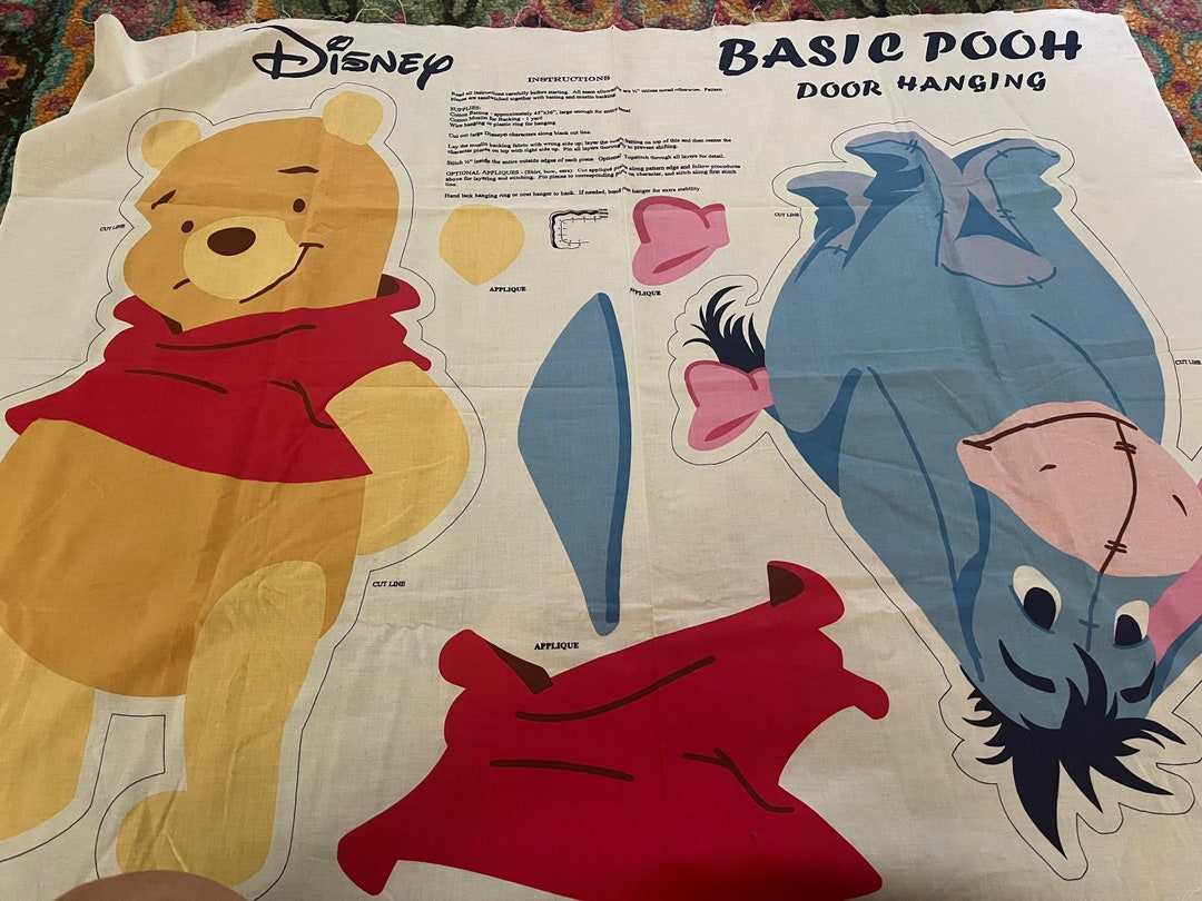 Disney Winnie the Pooh Eeyore Cut and Sew Door Hanger Pillow - Etsy
