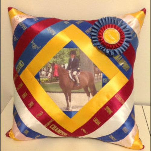 Ribbon Quilt Custom Order Handmade Horse Show Ribbon Quilt Etsy