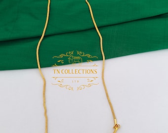 Sehr schöne vergoldete tirumangalyam thalichains Hochzeit schmuck