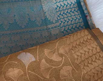 Kanchi Soft Silk Saree: Contrast Blouse, Rich Pallu
