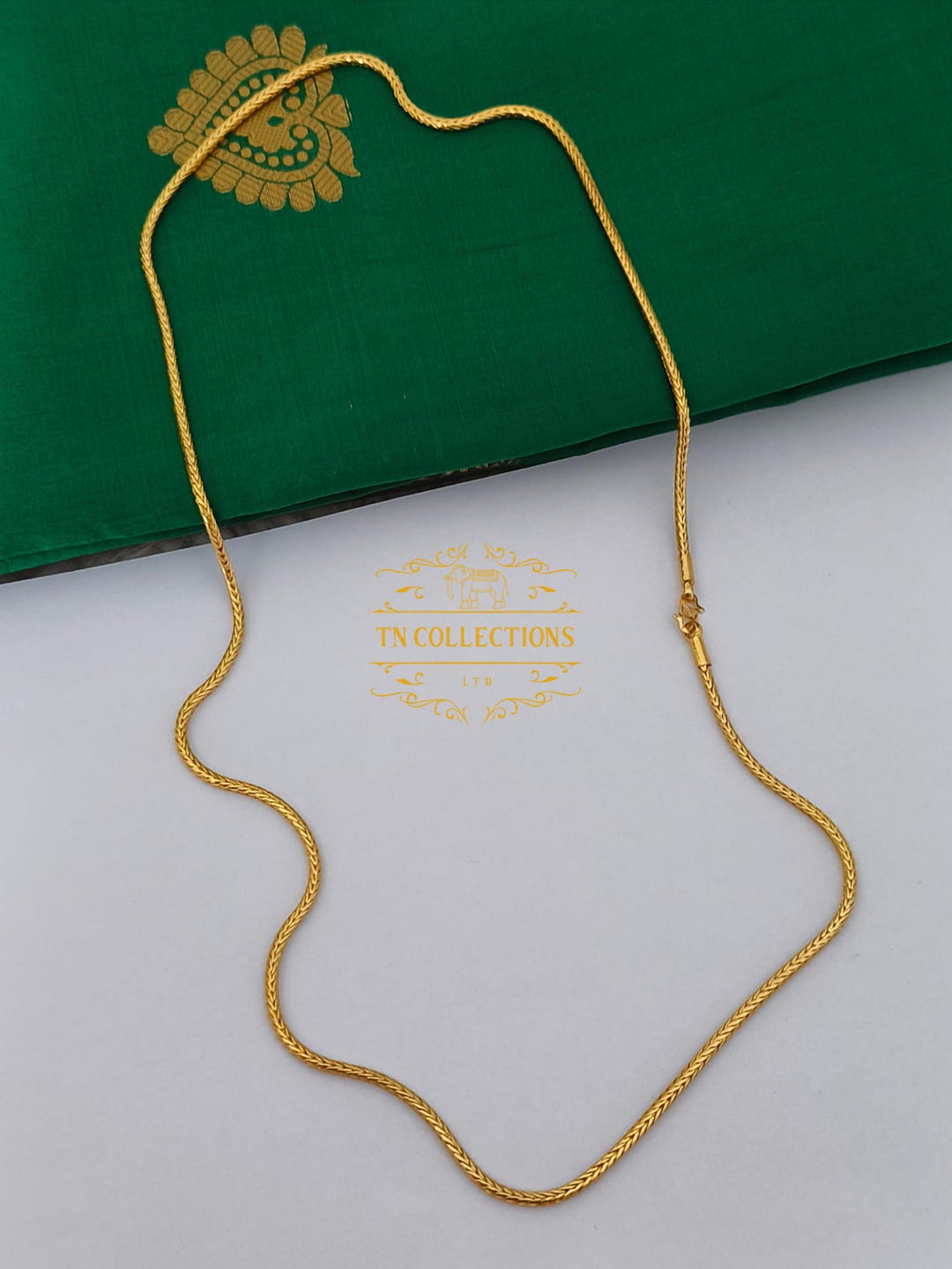 Micro Gold Plated Plain Thali Chain/ Kodi Asian South Indian ...