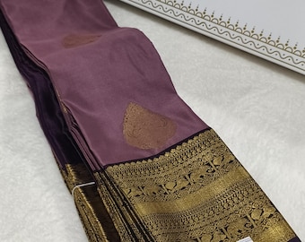 Premium kanchi semi silk saree with contrast blouse South Indian Asian weddings bridal ethnic wear pattu sari