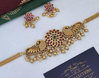 Choker-Halsketten-Sets mit matter Oberfläche